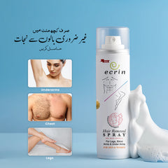 Pakistan’s #1 New Ecrin Hair Removal Spray (For Women & Men) – The Original (200ml)