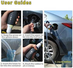 Multipurpose Liquid Transfer Pump | Portable Manual Oil, Water, Fuel Hand Transfer Pump