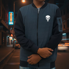 New Winter Collection Printed Zipper Jacket for Men & Boys – French Fleece, Premium Quality, Stylish, Warm & Comfortable Winter Wear (M, L, XL) - Medium