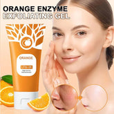 Orange Enzyme Exfoliating Gel That Peels Away Dead Skin in Minutes