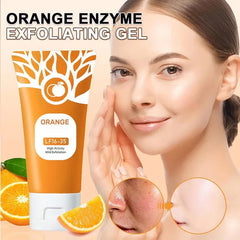 Orange Enzyme Exfoliating Gel That Peels Away Dead Skin in Minutes