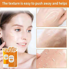 Orange Enzyme Exfoliating Gel That Peels Away Dead Skin in Minutes