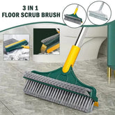3 In 1 Floor Scrub Brush With Long Handle / Household Cleaning Brush