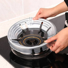 Stainless Steel Gas Stove Saver Windproof Cover Burner Stand