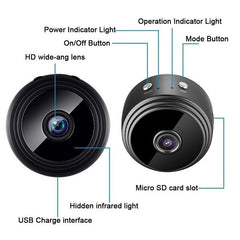 A9 Mini WiFi Security Camera – 1080P HD, Night Vision & Motion Detection |  Premium Tested Quality (Imported)