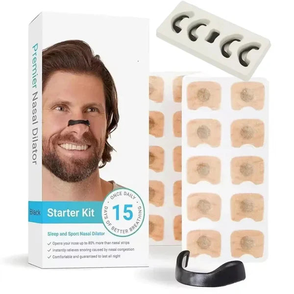 Sleep-co Magnetic Nose Strips â€“ Nasal Dilator Starter Kit Next-Gen Breath In Nasal Strips / Magnetic Nose Clips