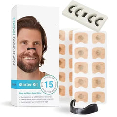 Sleep-co Magnetic Nose Strips â€“ Nasal Dilator Starter Kit Next-Gen Breath In Nasal Strips / Magnetic Nose Clips
