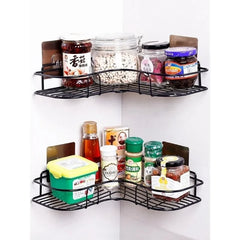 Metal Corner Rack For Bathroom & Kitchen