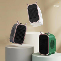 Zodiac Dragon Mini Portable Electric Desk Air Heater for Room, Small Tabletop Fan - 800W (Random color)