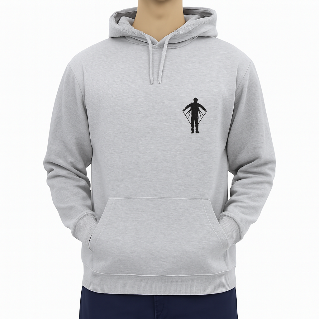 New Winter Collection Full Grey Hoodie FLY MAN Printed For Men And Boys