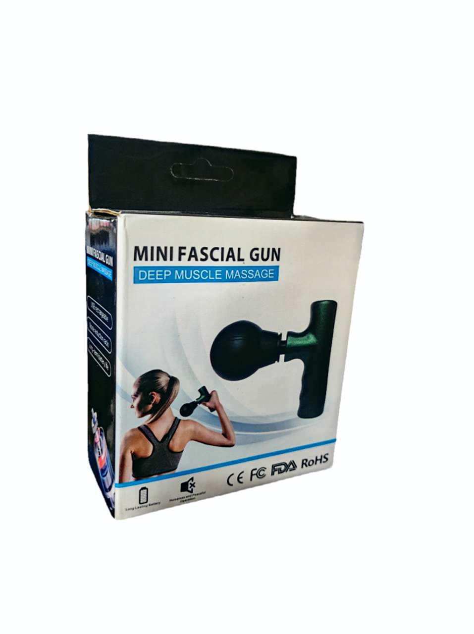 Mini Rechargeable Fascial Gun â€“ Portable Deep Muscle Massager for Pain Relief and Relaxation - Random Color
