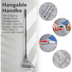 Washroom and Kitchen Wiper with Rubber Squeegee (random color)