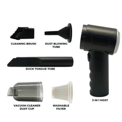 Premium 3-in-1 Wireless Vacuum Cleaner, Blower & Air Pump (High Power & Portable)