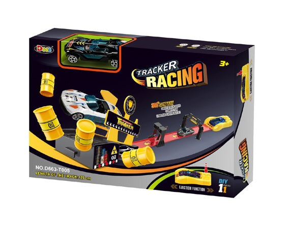 Tracker Racing Set 360 Degrees Rotation Loops Car Track