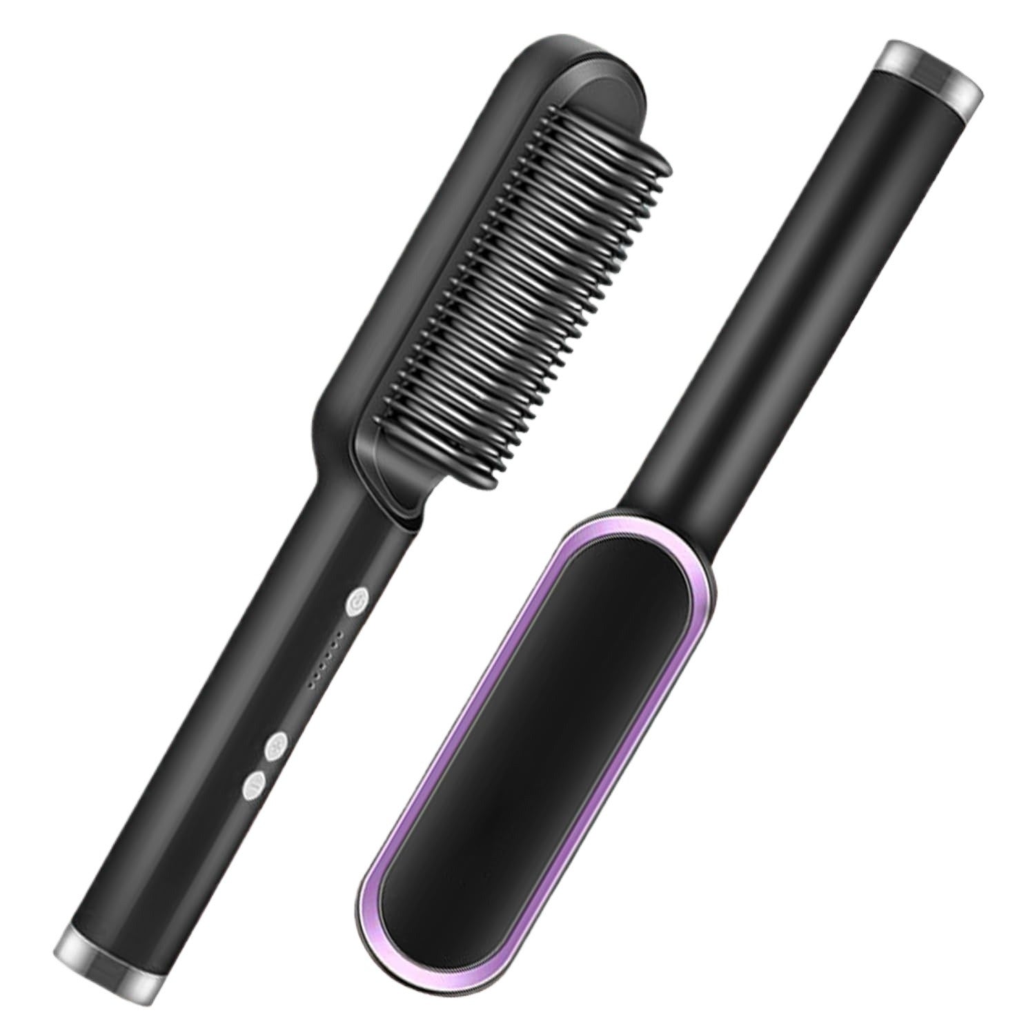 Multifunctional Hair Straightener Brush Heated Brushes Ceramic Anti-Scald Hair Straightening Hot Comb Hair Care Fast Heating