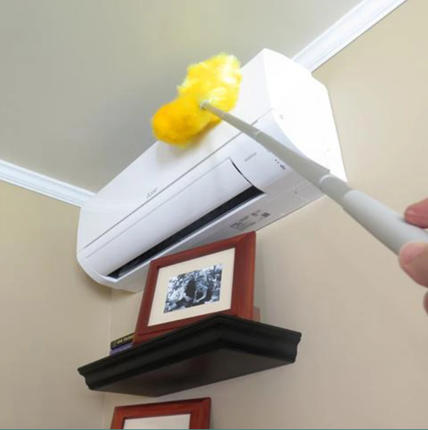 Removable Ceiling Fan Duster Washable Retractable Clean Brush Soft Duster Brush Anti Dusting Brush Home Cleaning