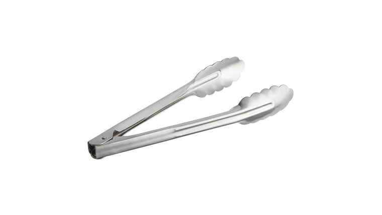 stainless steel BBQ tongs (chimta) | Kitchen Food Stainless Steel Tongs Tool Heat Bread Salad BBQ Baking Serving Utensil Bead Clip Clamp Meat BBQ Tools Buffet
