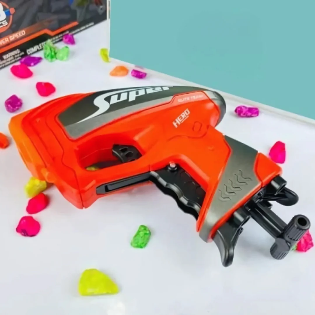 X Warrior Hero Gun Soft Gun Dart Shooting Game Set: The Best Gift for Young Warriors - Random Color