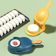 2-in-1 Dumpling Wrapper Tool Food Grade Manual Dumpling Wrapper Mold Labor-saving Baking Pastry Home Kitchen Gadget (random Color) (WITHOUT BOX)