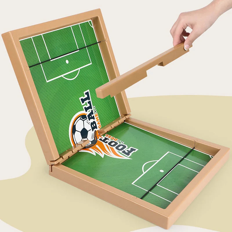 Wooden Sling Puck Game | Football Board Game | Wooden Hockey Soccer Table Game for kids &amp; adults