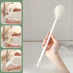 Multifunctional Silicone Bottle Brush - Eco-Friendly, Flexible, and Durable Cleaning Brush for Bottles, Cups, and Kitchenware | Soft Bristles, Long Handle
