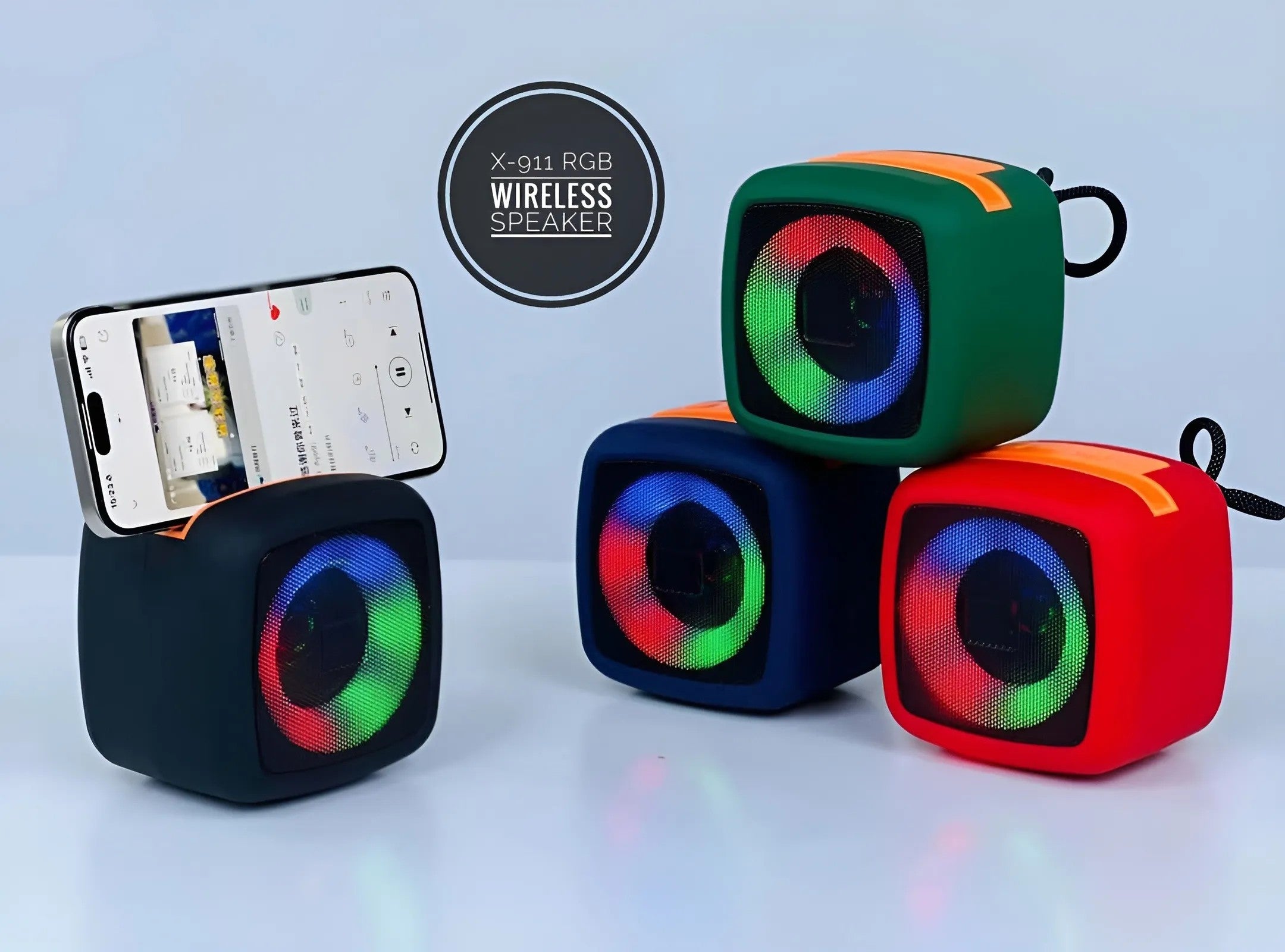X-911 Professional Designer X-911 Speaker BT Wireless Speaker High Quality Audio Box Speaker Portable - Random ColorÂ 