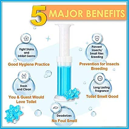 Toilet Cleaning Stamp Gel Toilet Injection Gel Flower  Bathroom Cleaner Toilet Gel (random color)