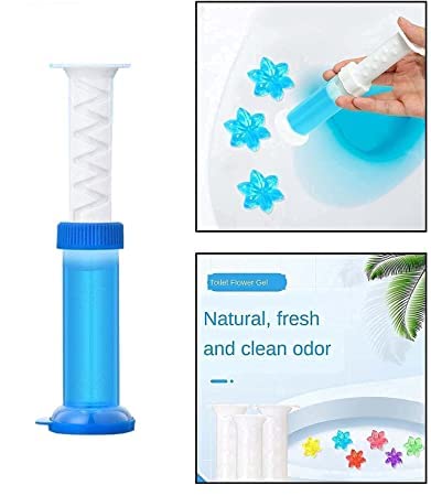 Toilet Cleaning Stamp Gel Toilet Injection Gel Flower  Bathroom Cleaner Toilet Gel (random color)