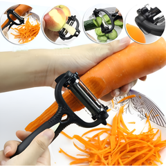 3-in-1 Vegetable Peeler Cyclone Knife â€“ Roto Peeler | Multifunctional kitchen tool designed for multiple peeling ( random color)