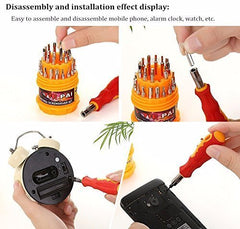 Universal Precision Screwdriver Bit Set | Multi tool Screw driver Kit Maintenance Repair Tool 31 in 1