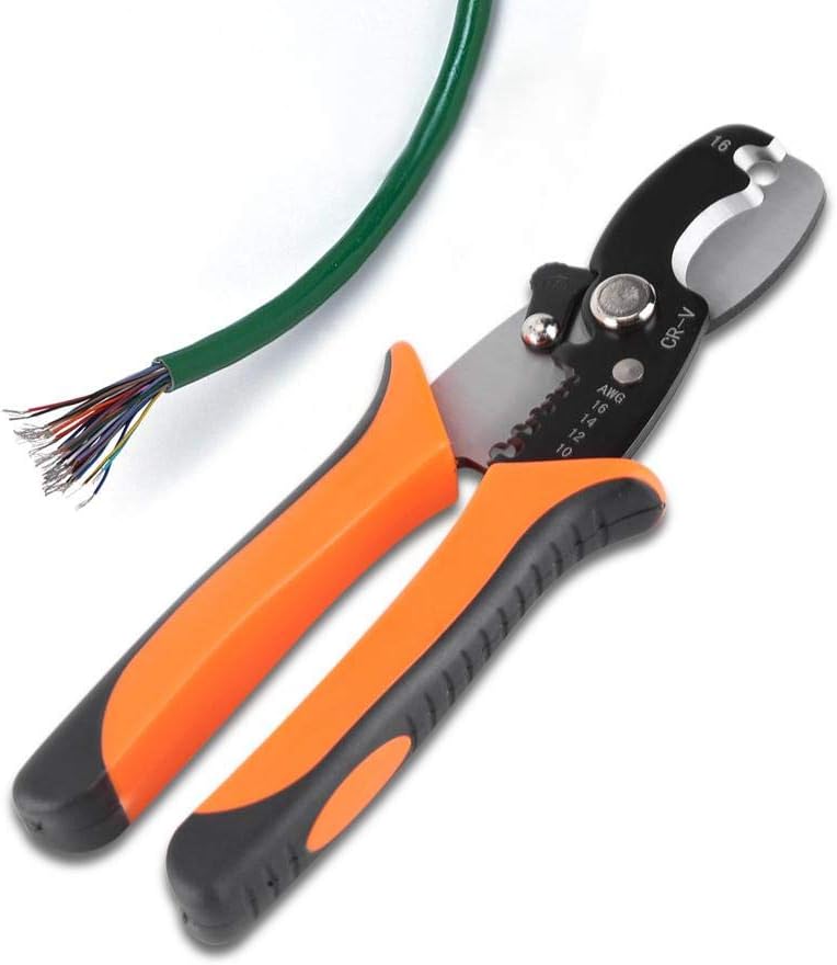 Wire Cutter able Wire Stripper Wire Stripping Tool, Professional Wire Cable Peeler Cutter Peeling Pliers Electrician Hand Tools(random color)