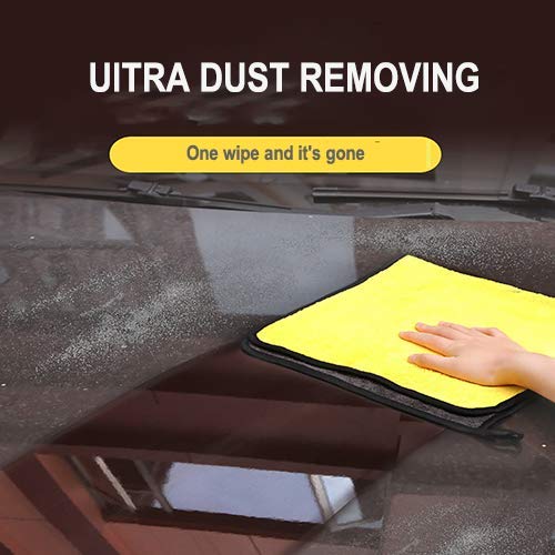 Microfiber Multi Cleaning Cloth Ultra-Thick Microfiber Cleaning Cloth, Multipurpose Household Kitchen Towels, Softer Absorbent Cleaning Rags for House Kitchen Car Glass Stainless Steel 40cm x 40 cm