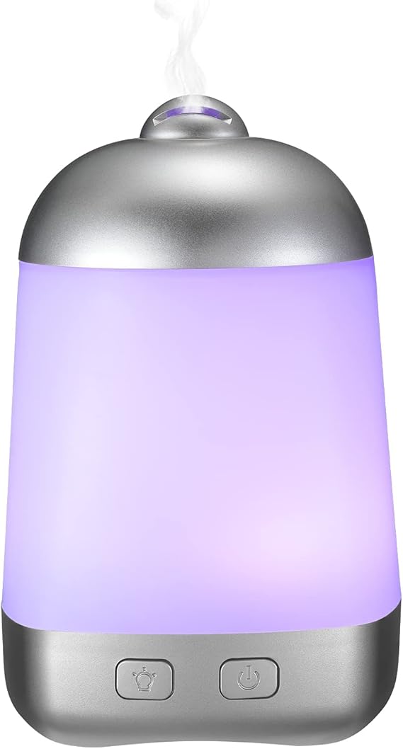Cold Mist Aromatherapy Humidifier Electric Aroma Infuser for Home Bedroom Office 200ml (random color)