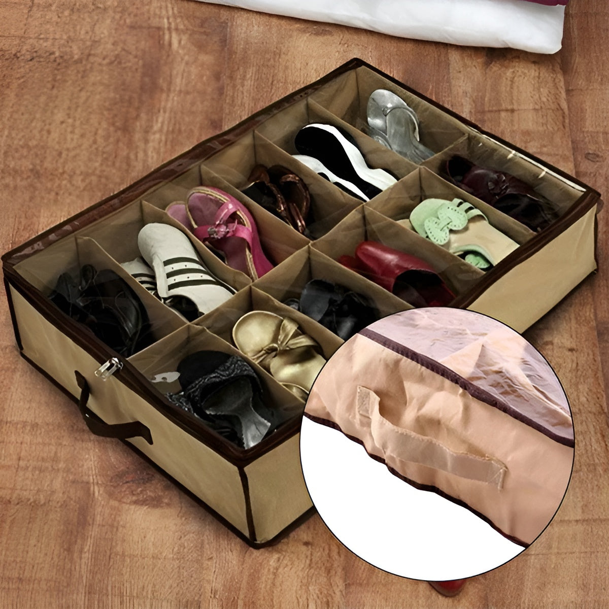 Shoe Organizer Closet/Under Bed Storage | Shoe under best quality imported with box