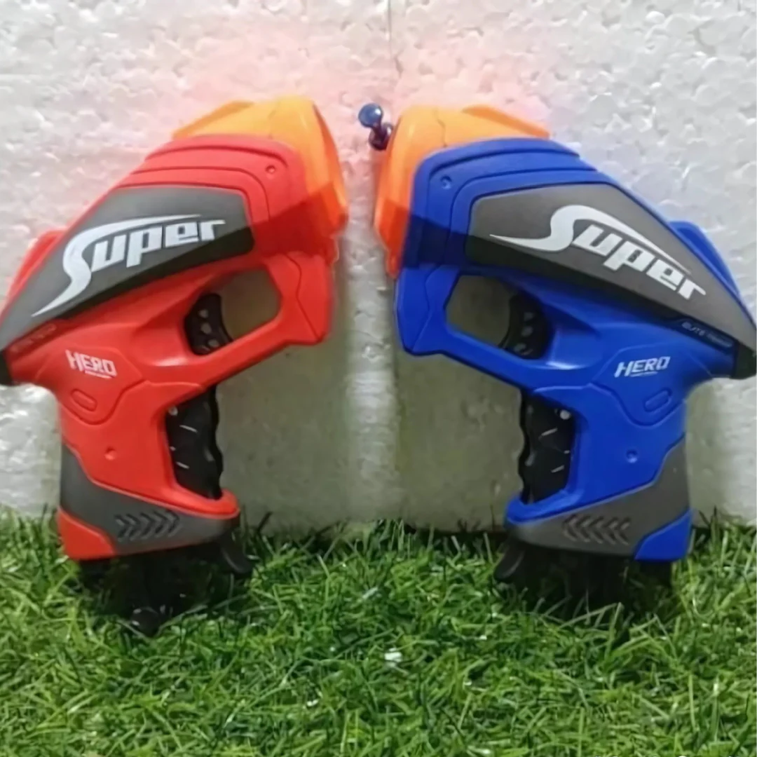 X Warrior Hero Gun Soft Gun Dart Shooting Game Set: The Best Gift for Young Warriors - Random Color