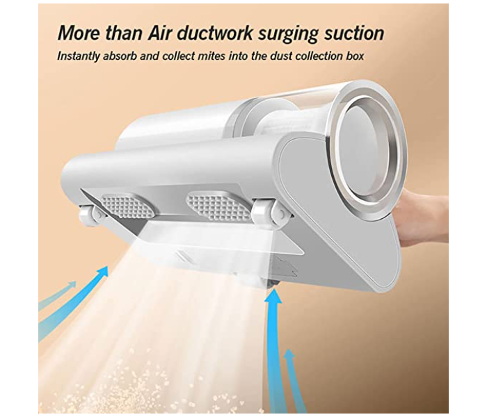 Portable Household Electric Mite Removal | Vacuum Cleaner | Bed Vacuum Cleaner, Mattress Vacuum Cleaner Powerful Suction | Handheld Couch Cleaner Machine Deep Cleaner for Bed Cleaning