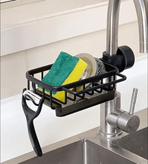 Stainless Steel Faucet Sponge Holder – Keep Your Sink Dry, Clean & Organized
