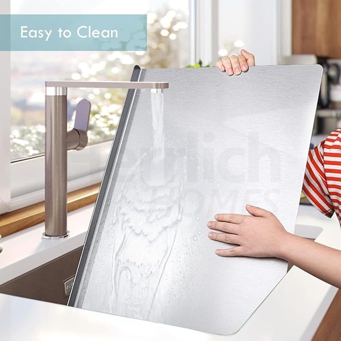 Stainless Steel Cutting Board! ðŸ”ªâœ¨   Durable, hygienic, and easy to cleanâ€”perfect for all your chopping needs. A must-have for any chef! - Size: 41x33Cm