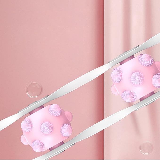 Multifunctional Bump Ball Full body massager | Muscle Relaxation Body Massage 8 Balls Ergonomic Handle Roller (Random color)