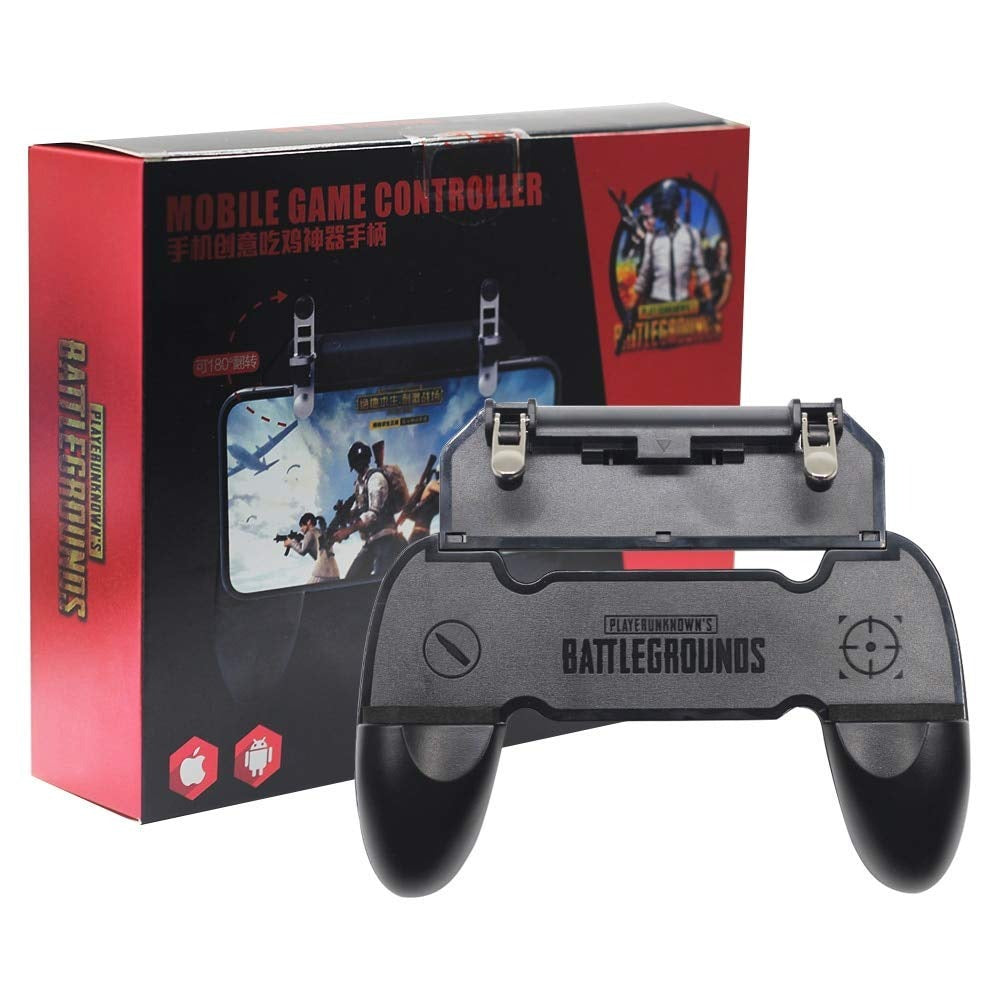 Mobile Gaming Controller Gamepad with Fire Trigger â€“ Joystick Grip for PUBG, Fortnite &amp; FPS Games