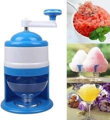 Manual Ice Crusher Hand Operated Ice Shaver Machine Candy Snow Cone Slush Maker Manual Crank Crushed ice for Frozen Drinks Cocktails, Slushies, Smoothies and Iced Coffees