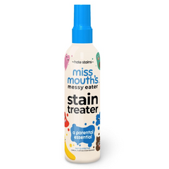 Miss Mouth's Messy Eater Stain Treater Spray - Stain Remover - Newborn &amp; Baby Essentials - No Dry Cleaning Food, Grease, Coffee Off Laundry, Underwear, Fabric - 100ml (For every color)