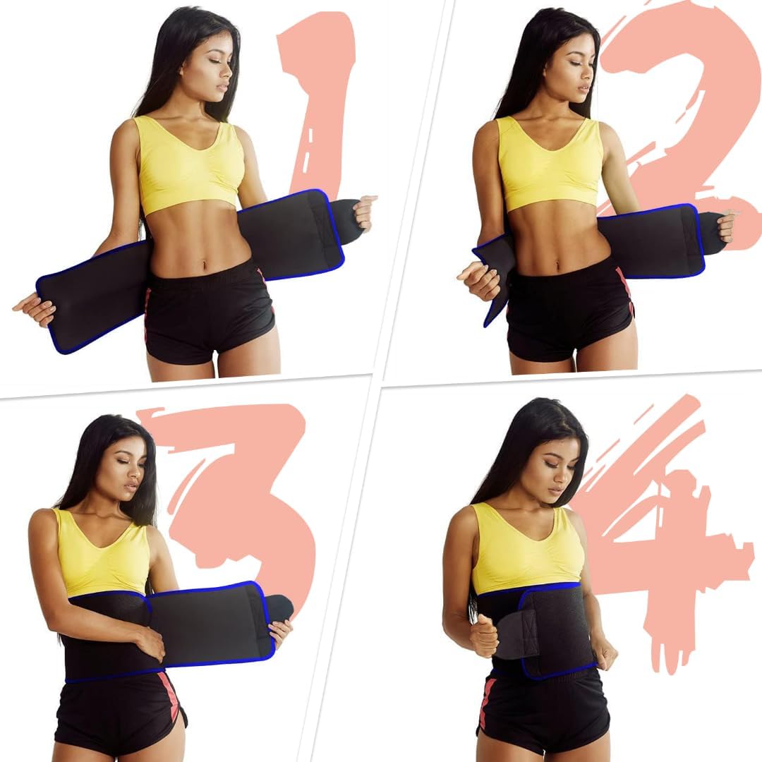Smart Care SN-2000 Waist Support Belt â€“ Skin-Friendly Compression Belt, Long Free Size ( Random Color )