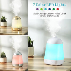 Cold Mist Aromatherapy Humidifier Electric Aroma Infuser for Home Bedroom Office 200ml (random color)