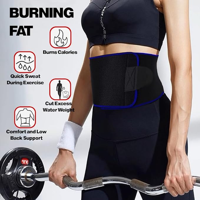 Smart Care SN-2000 Waist Support Belt â€“ Skin-Friendly Compression Belt, Long Free Size ( Random Color )
