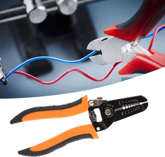 Stripping Pliers, Multifunctional Stainless Steel Wire Cable Stripping Pliers Cutting Tool Wire Cutter, Long-Nose Multi-Purpose Electrician Tool ( Random Color )