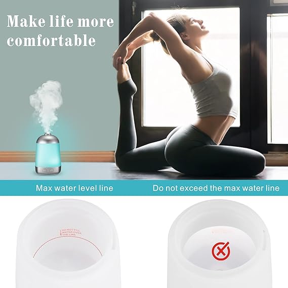Cold Mist Aromatherapy Humidifier Electric Aroma Infuser for Home Bedroom Office 200ml (random color)