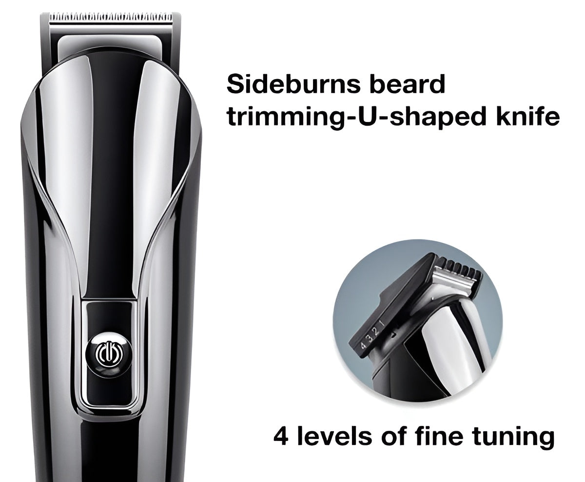 SHIINON SH-1711, Face, Hair and Body - Multi Grooming Kit sh 1711 Hair Trimmer, Beard Trimmer, Ear &amp; Nose Trimmer Head Shaver Full Body Grooming Kit (random color)