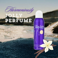 Rasasi Body Spray ( Blue Lady ) - 200ml Sensual and Bold Fragrance Premium Quality | Luxury Fragrance Body Spray For Women ( Original )