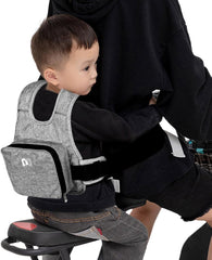 Kids SEAT Belt Bag / Children Motorcycle Strap | Breathable Baby Fall Protection Safety Strap | Adjustable Safety  (Random Color)